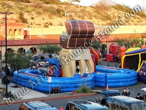 TREASURE OF THE CARIBBEAN inflatable obstacle course rental